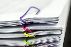 paperwork stack